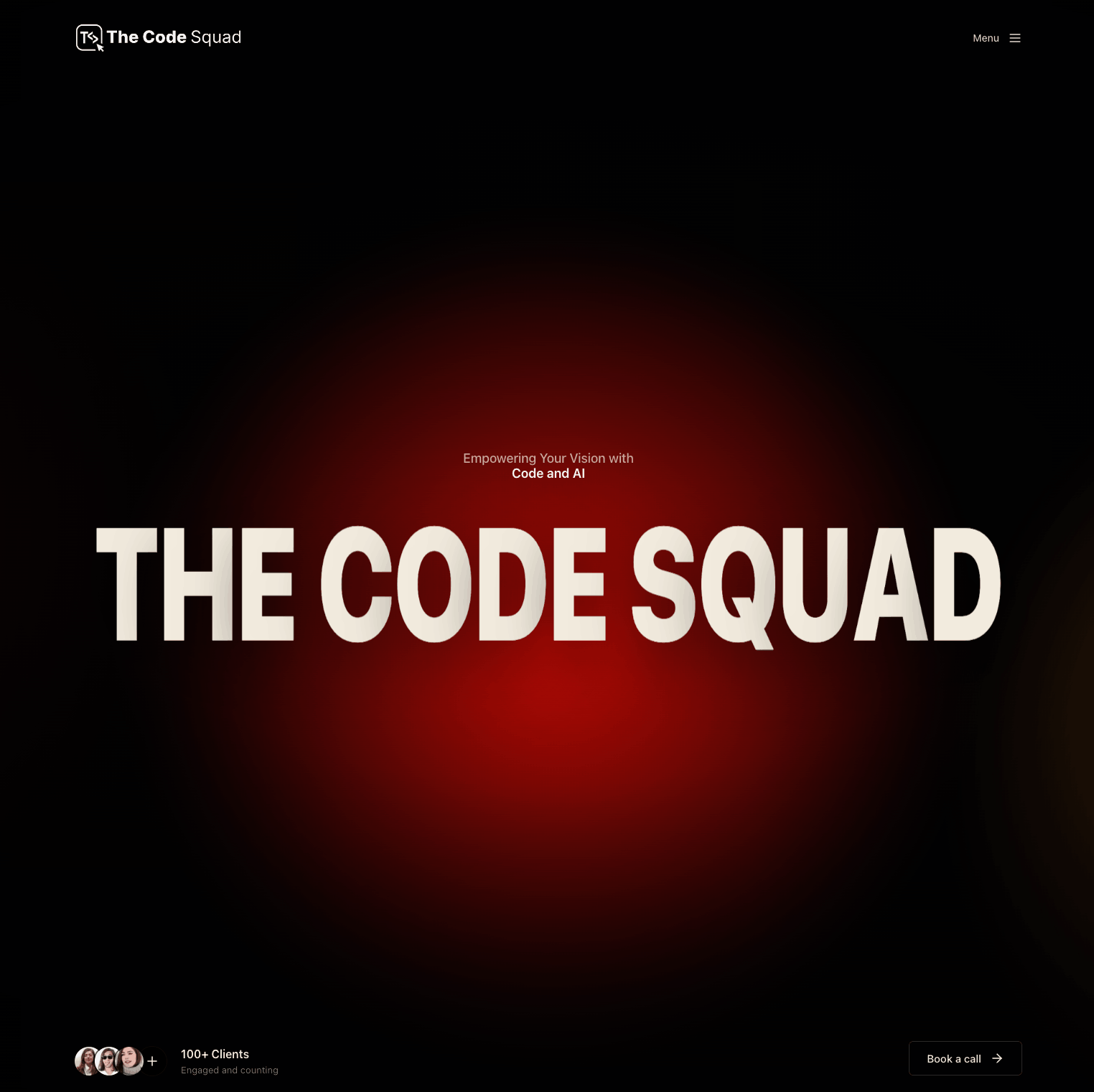 The Code Squad website preview